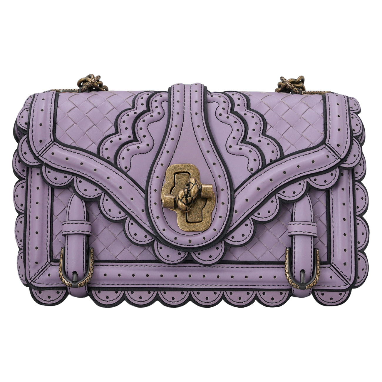 BOTTEGA VENETA(USED)보테가베네타 시티 놋 체인 숄더백